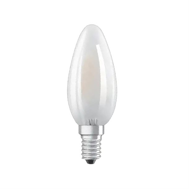 Osram LED-filament - dæmpbar hvid kertepære E14 470 lumen C10573868